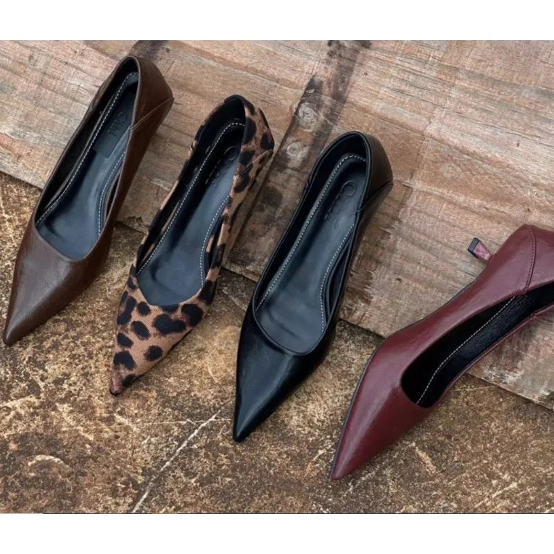 Women'S Shoes Quality - 2024 Women Sexy High Heels Burgundy