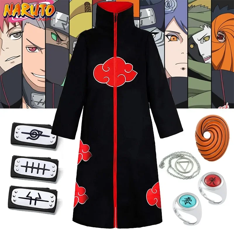 Women Shoes Xxl - Naruto Akatsuki Cosplay Costumes Set Man