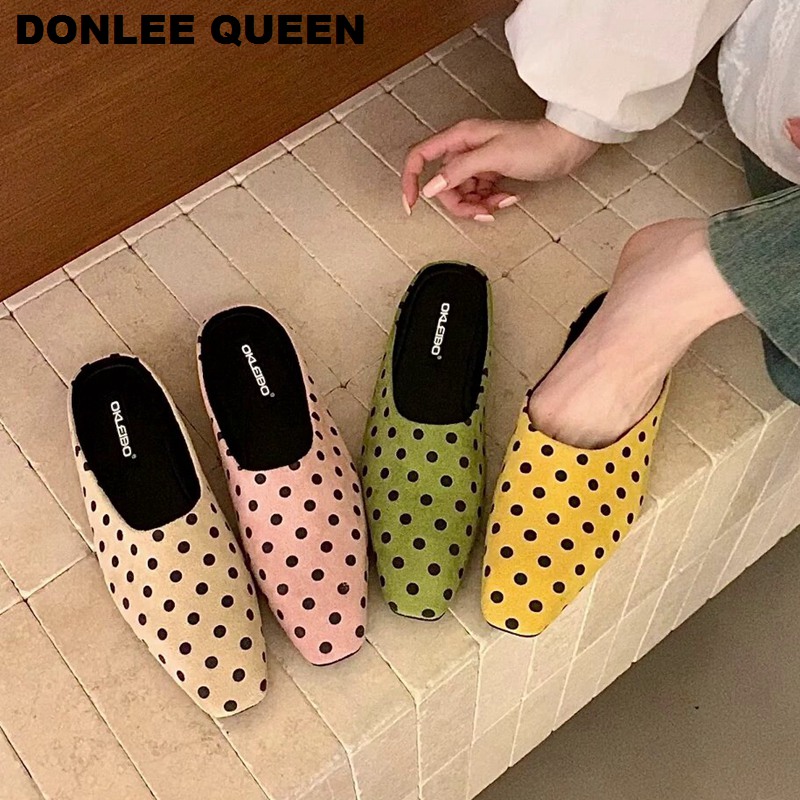 Ballet Flat Women - 2026 New Summer Slides Mules Shoes