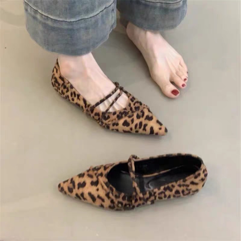 Ballet Flat Women - Retro Flat Ballet Dance Single Shoes