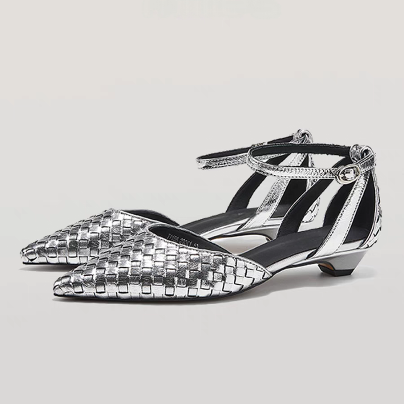 Women Shoes Brands - Pointed Toe Low Heels Women Elegant