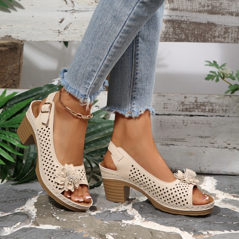 Women Chunky Heel Sandals Summ - Women'S Shoes Quality ulasan dan harga