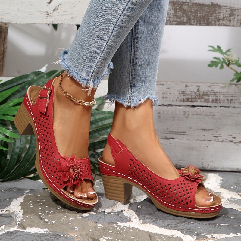 Women Chunky Heel Sandals Summ - Women'S Shoes Quality ulasan dan harga