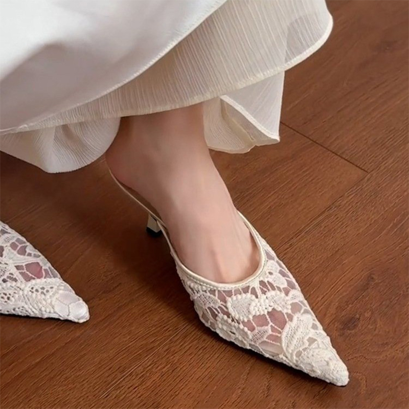 Pointed Toe Slippers Women Mes - Women Shoes Size 7 ulasan dan harga