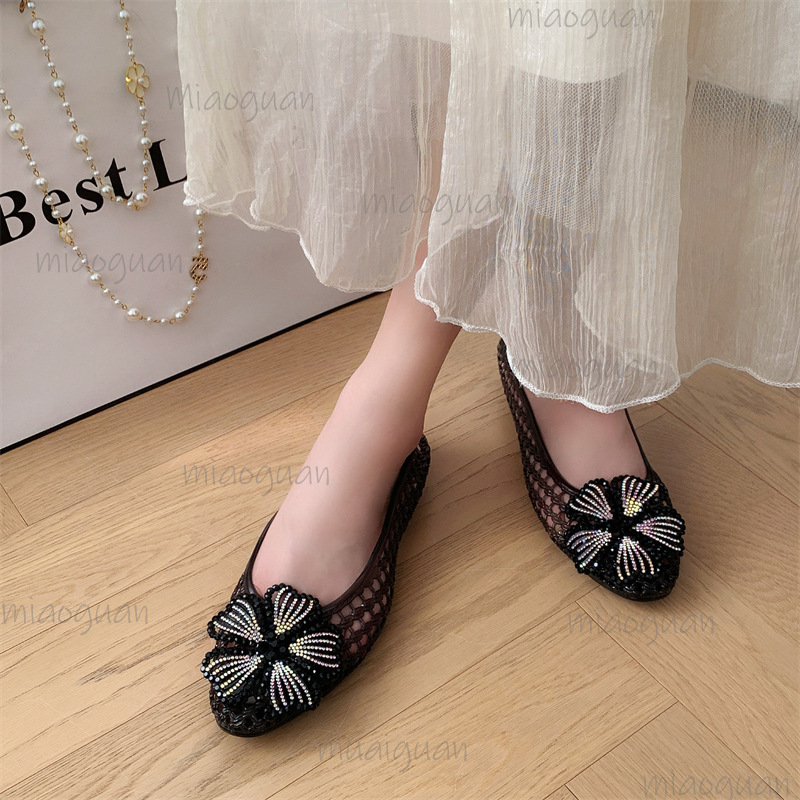 New Crystal Jelly Shoes Sparkl - Jelly Sandal Women ulasan dan harga