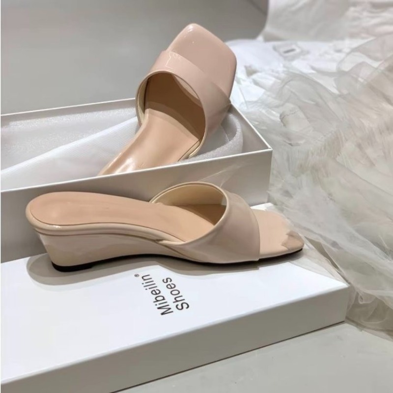 2026 Brand Wedge Heel Slipper  - Women Shoes Zara ulasan dan harga