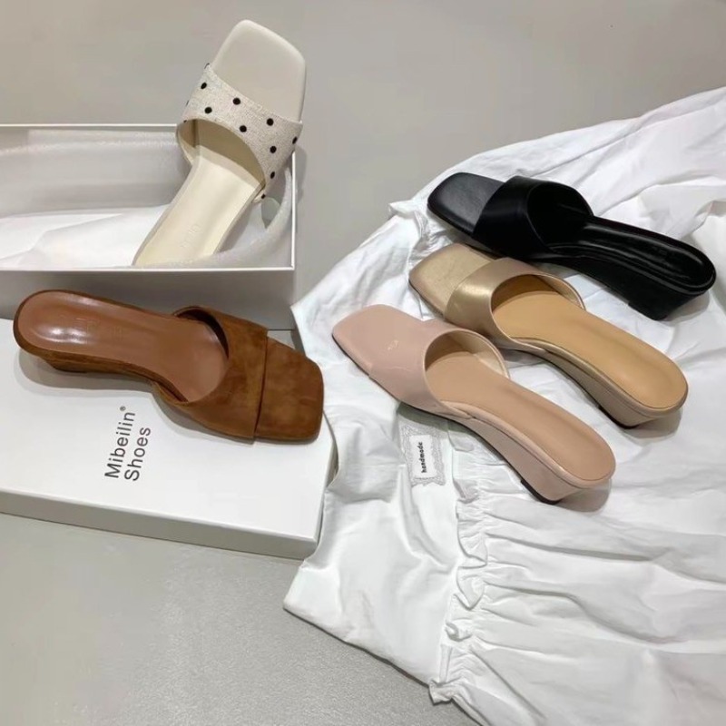 2026 Brand Wedge Heel Slipper  - Women Shoes Zara ulasan dan harga