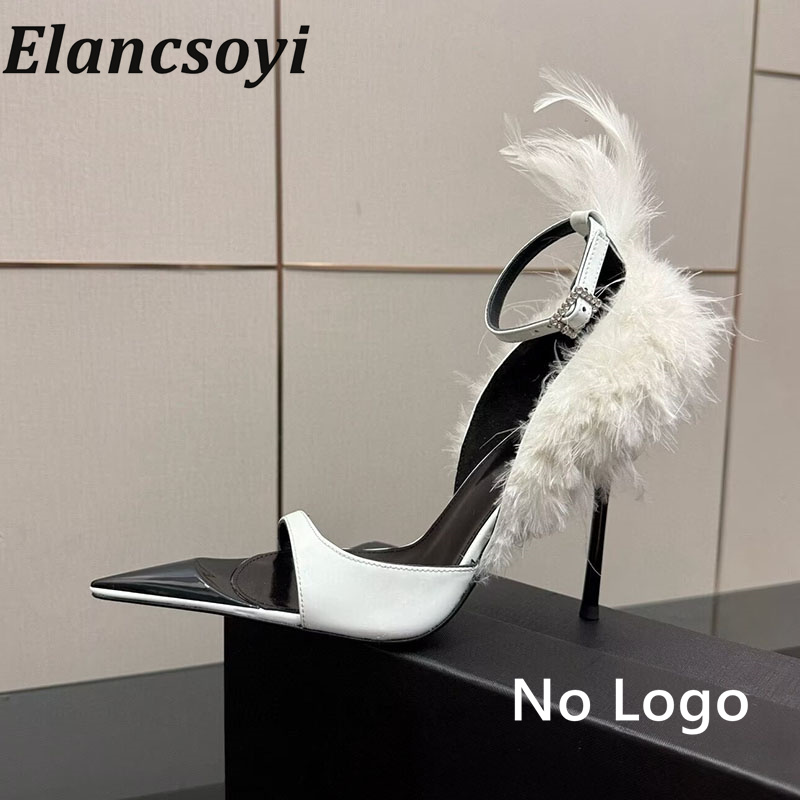 Pumps women's feather trimmed  - Women Shoes Size 7 ulasan dan harga