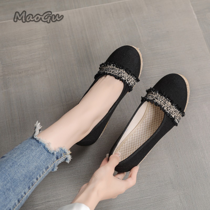Women's Espadrille Wedges Shoe - Espadrille Wedge Shoes ulasan dan harga