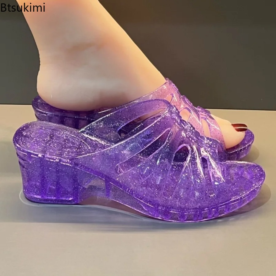 New Summer Women's Slippers We - Jelly Sandal Women ulasan dan harga