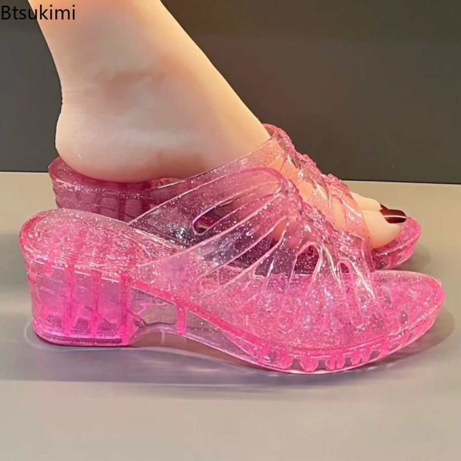 New Summer Women's Slippers We - Jelly Sandal Women ulasan dan harga