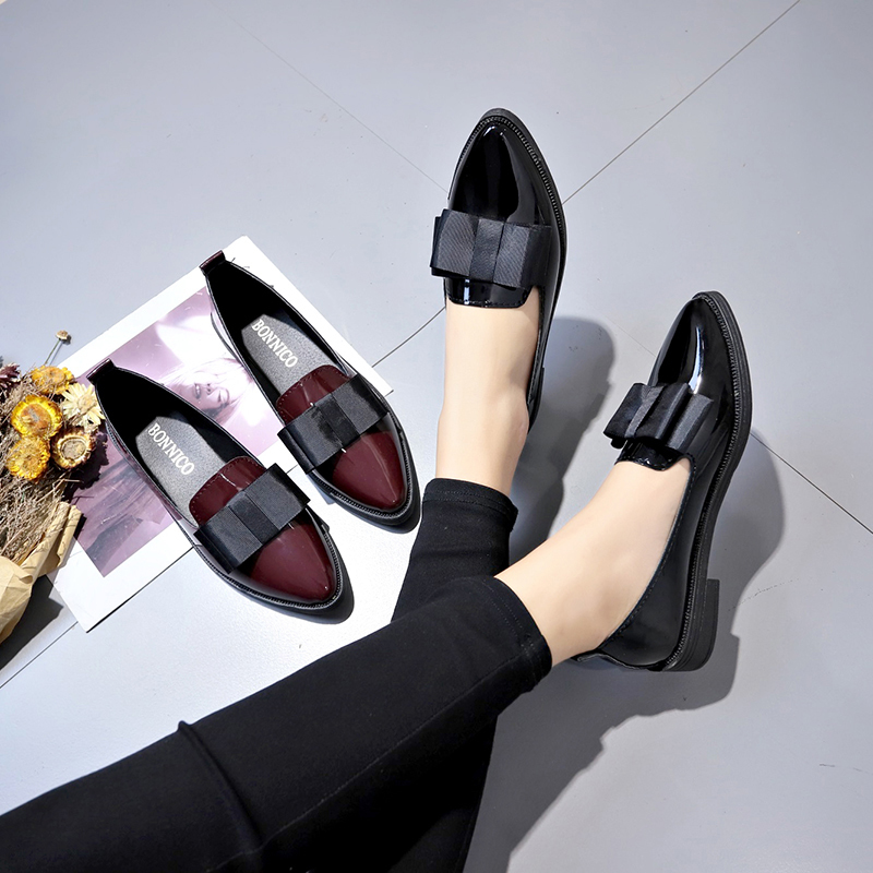 Black/ Wine Red Patent Leather - Women Shoes On Sale ulasan dan harga