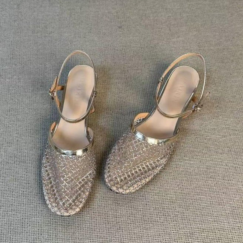 Women Mesh Sandals Crystal Sho - Women Shoes Size 7 ulasan dan harga