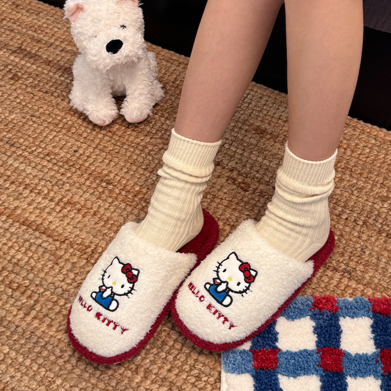 Y2K Leopard Bow Hello Kitty Pl - Women'S Shoes Y2K ulasan dan harga