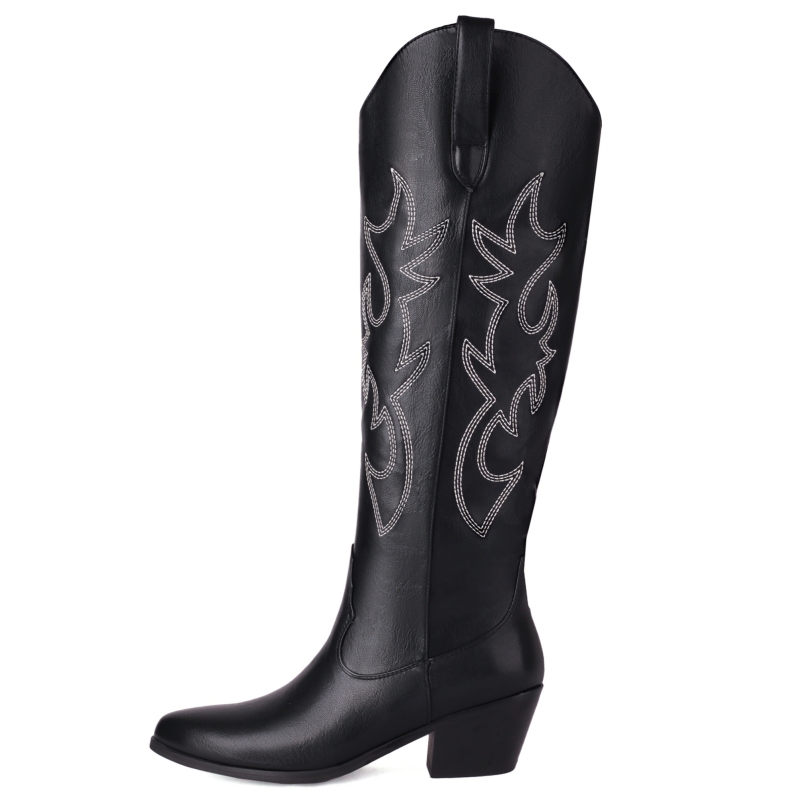 White Women's Knee High Boots  - Women Shoes Size 7 ulasan dan harga