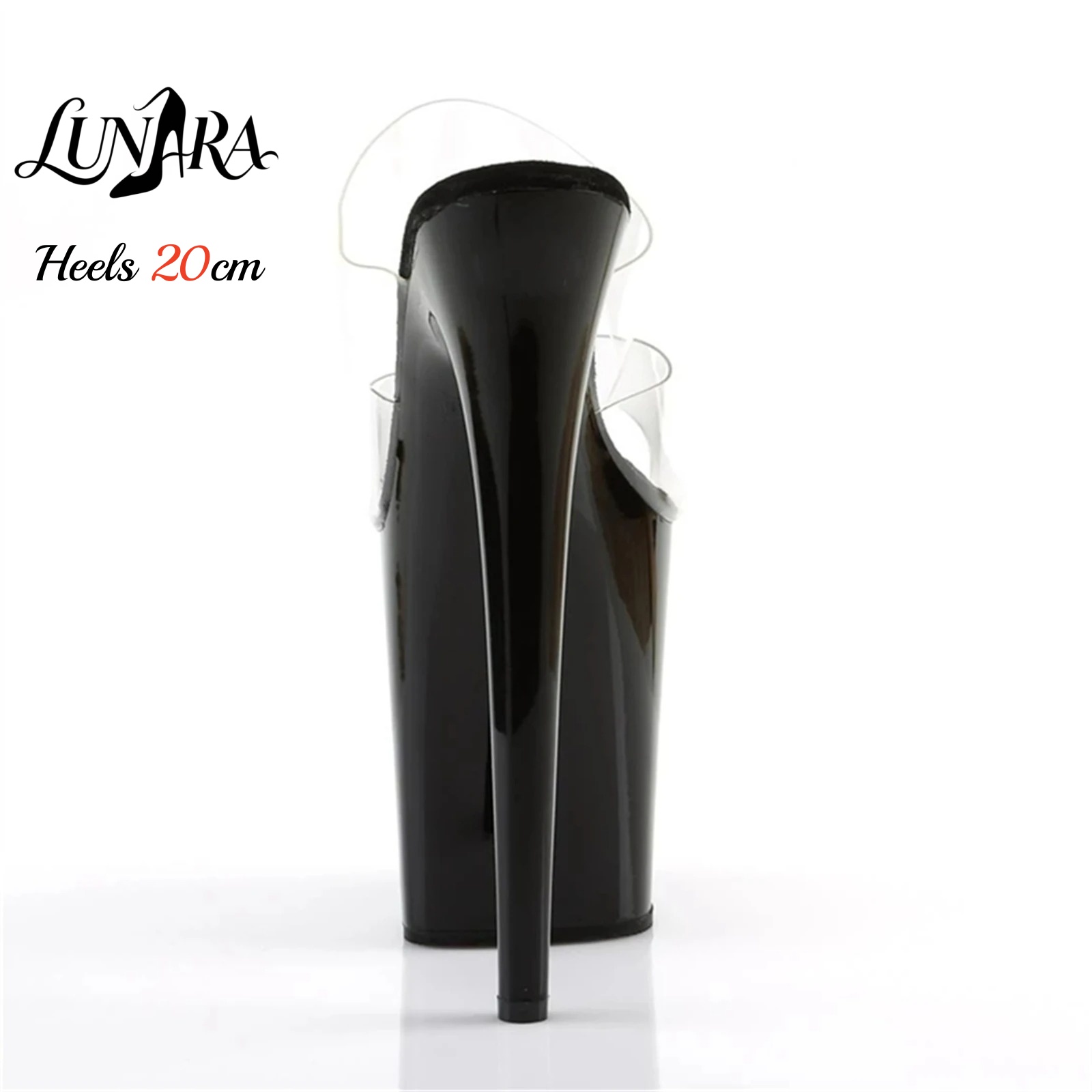 20cm Clear PVC Strappy Ultra H - Jelly Sandal Women ulasan dan harga