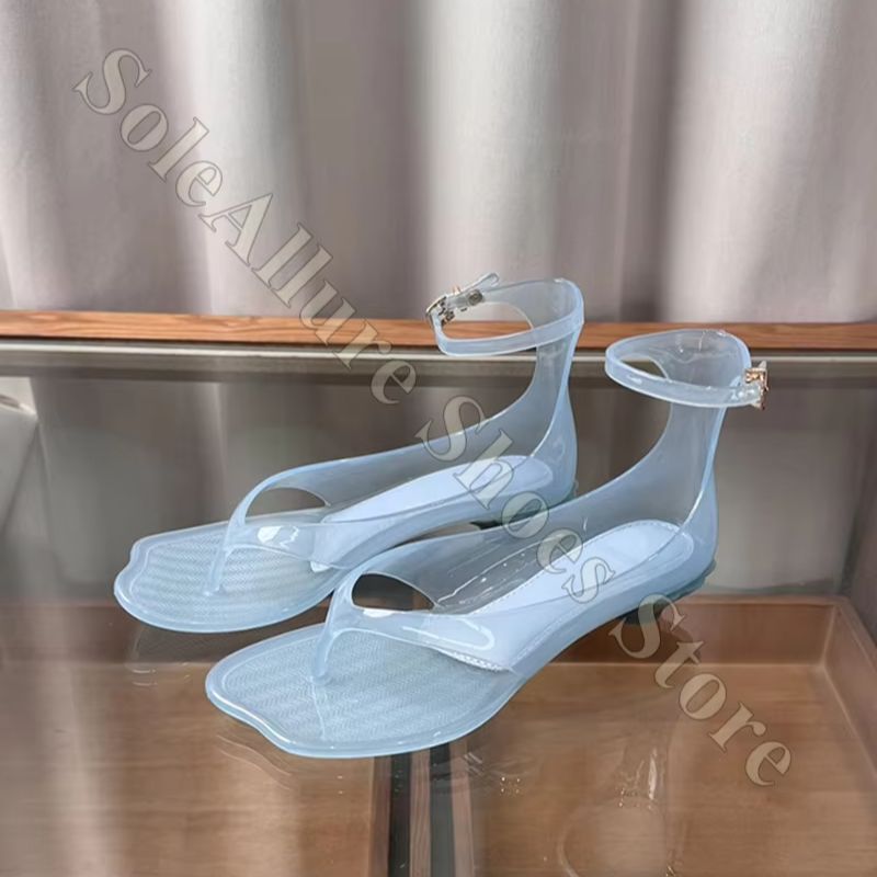 Glitter Jelly Sandals With Ank - Jelly Sandal Women ulasan dan harga