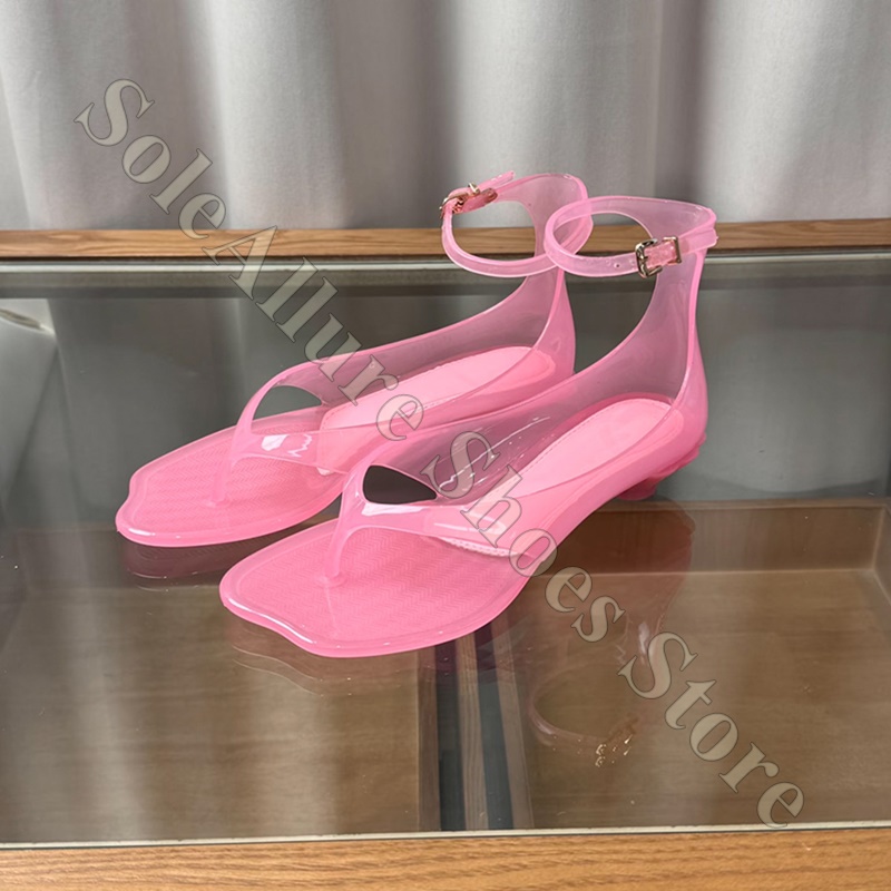 Glitter Jelly Sandals With Ank - Jelly Sandal Women ulasan dan harga