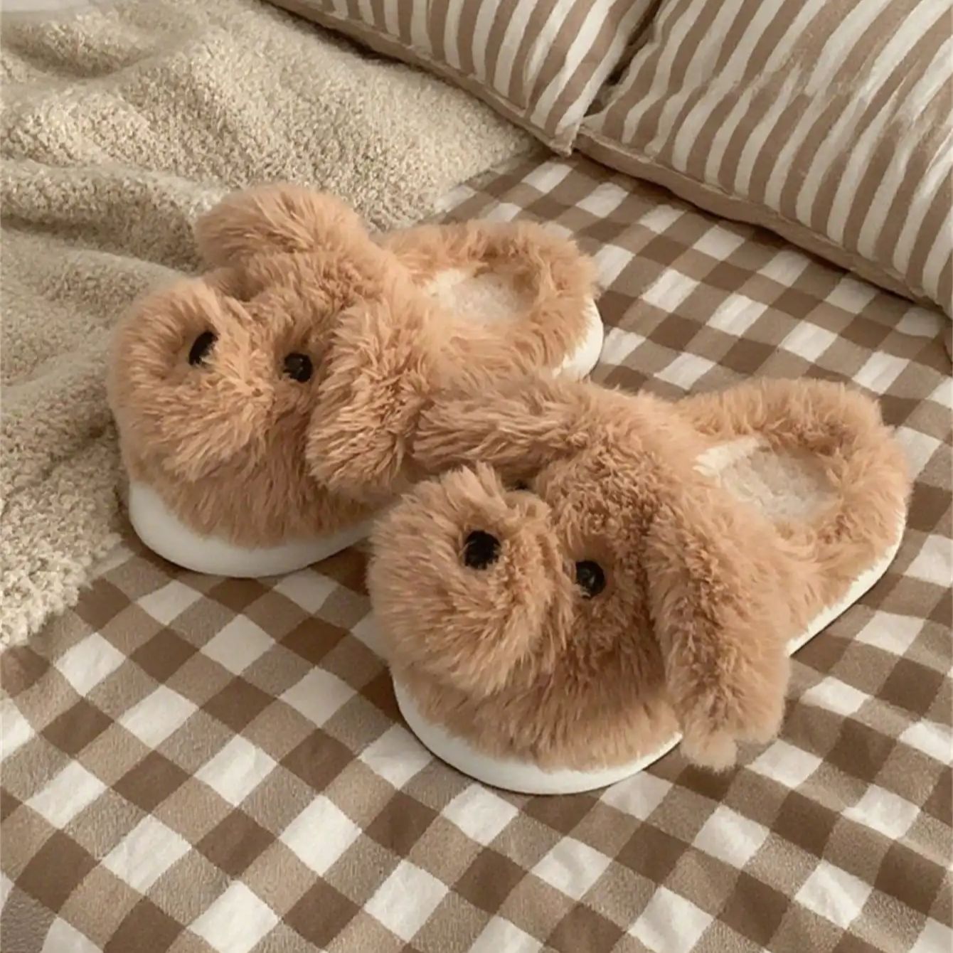Women House Fur Slippers Casua - Women'S Shoes Popular ulasan dan harga