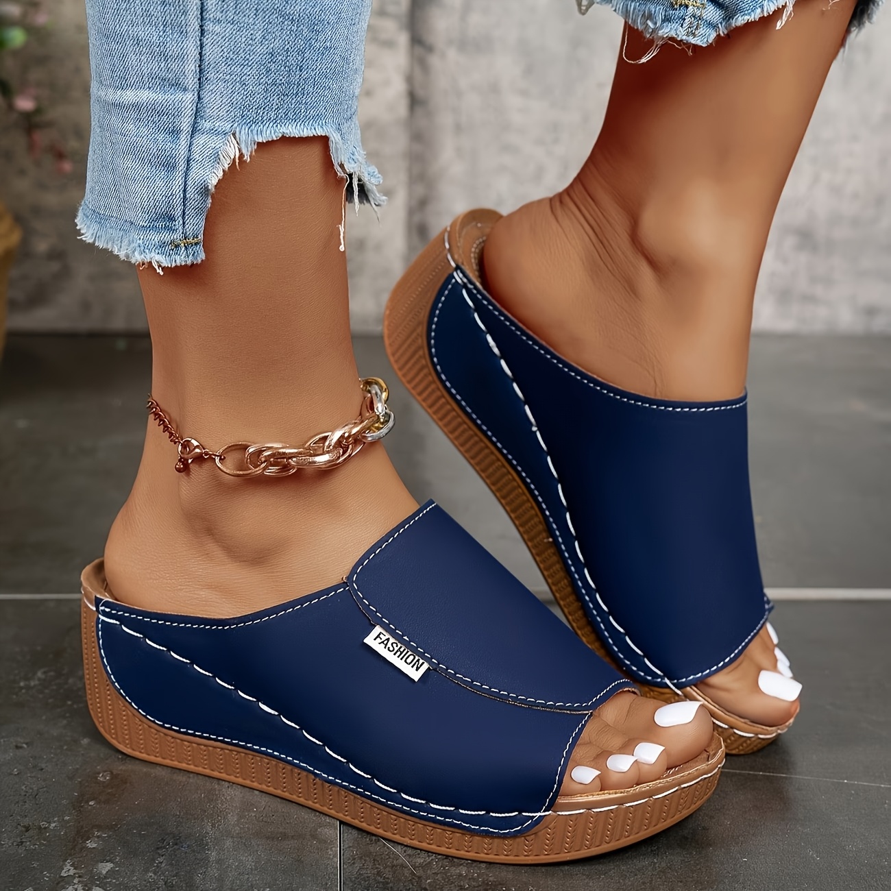 Women Wedge Slide Sandals, Ope - Women Shoes On Sale ulasan dan harga