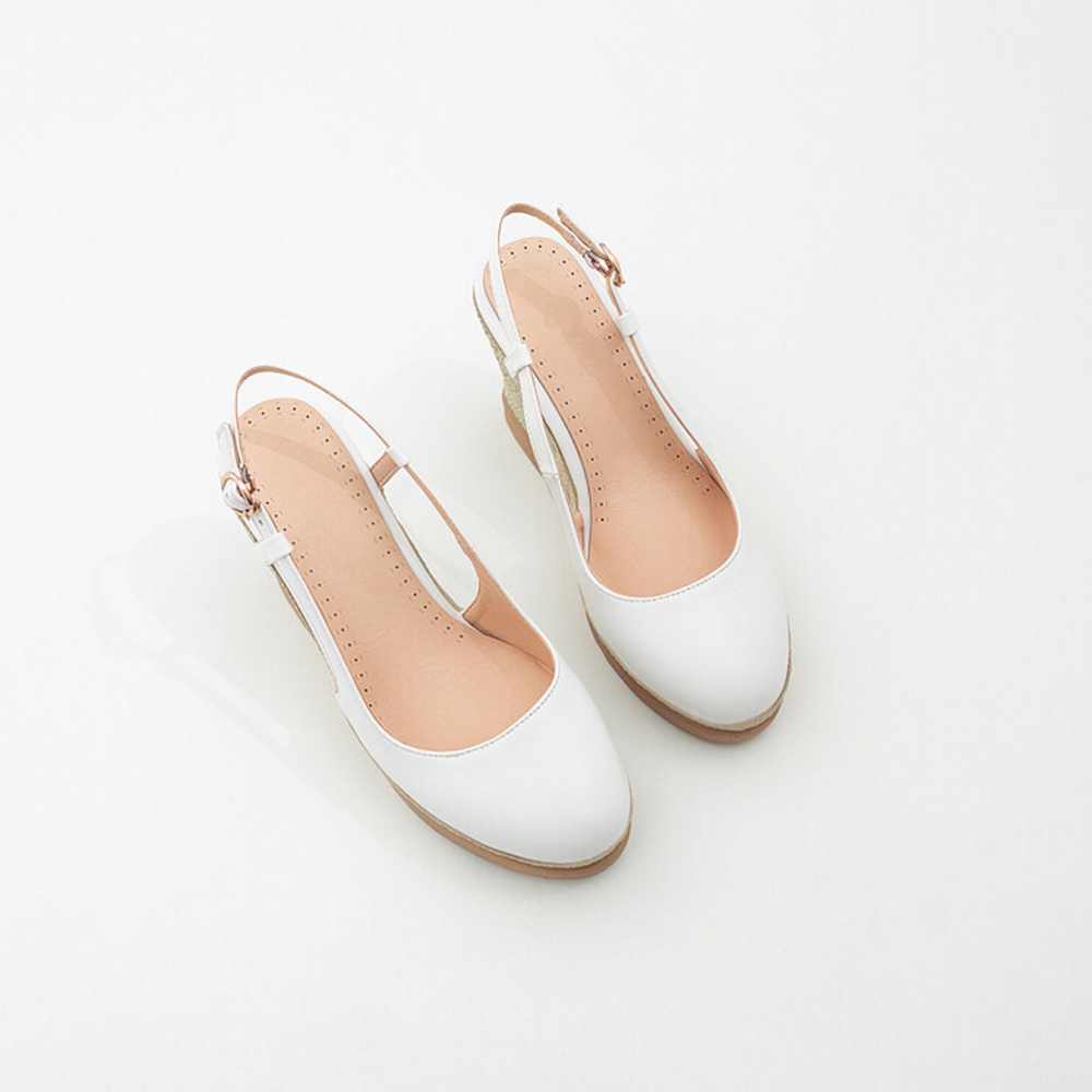 Women's T‑Strap Wedge Sandals  - Espadrille Wedge Shoes ulasan dan harga