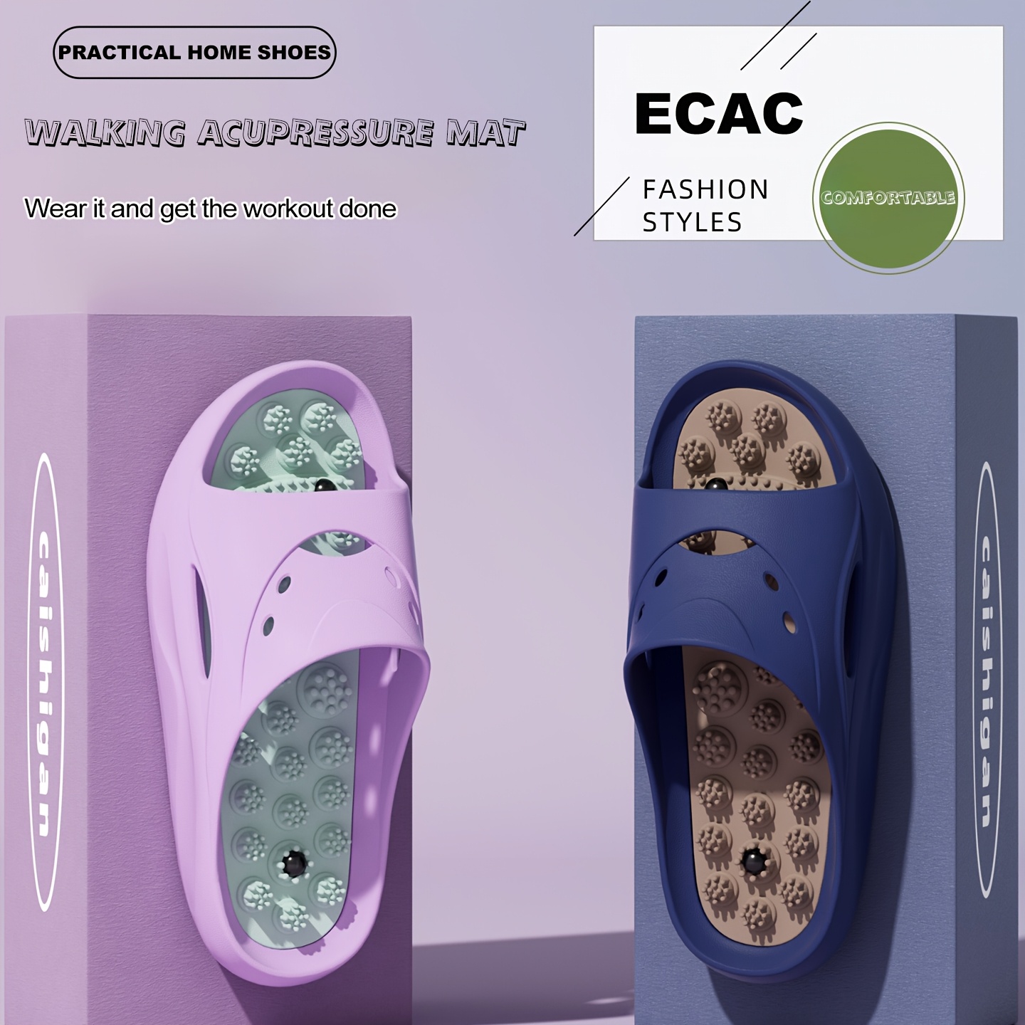 Women Men EVA Massage Slippers - Women'S Shoes To Men'S ulasan dan harga