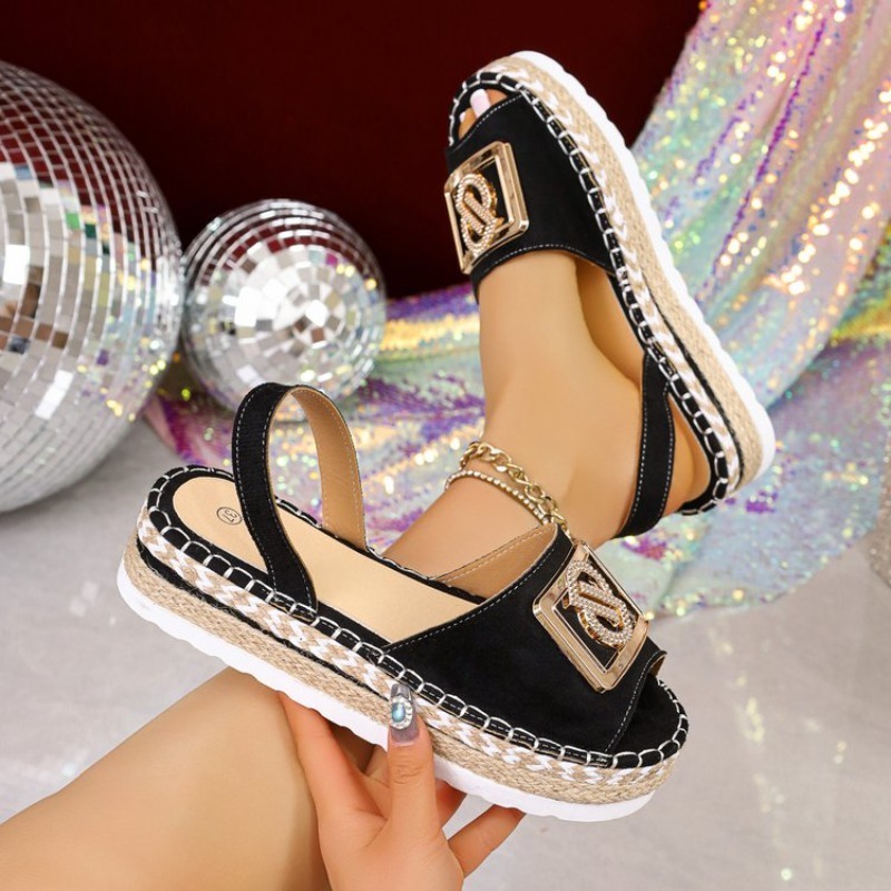 Womens Platform Espadrille San - Espadrille Wedge Shoes ulasan dan harga
