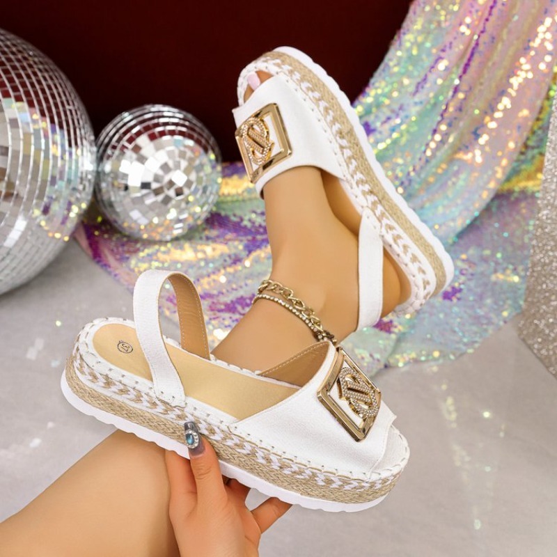 Womens Platform Espadrille San - Espadrille Wedge Shoes ulasan dan harga