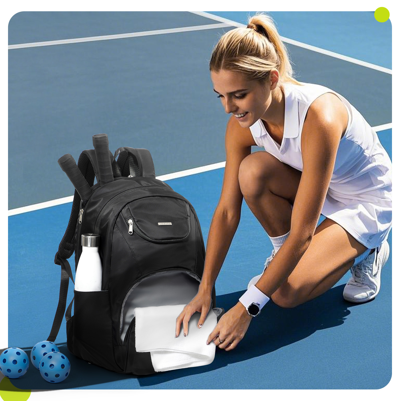 Tennis Bag Tennis Backpack 2 R - Women'S Shoes To Men'S ulasan dan harga