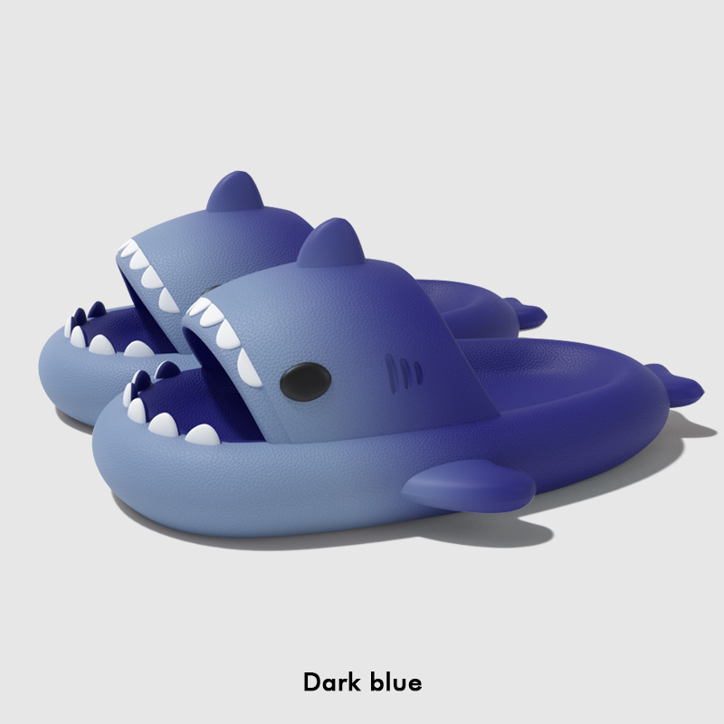 Cute Cartoon Shark Slippers Fo - Women'S Shoes To Men'S ulasan dan harga