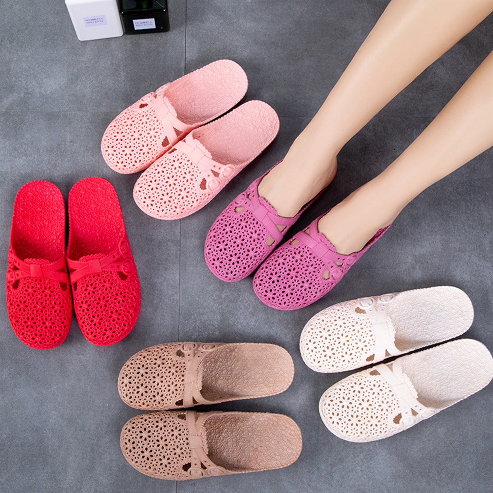 Wrap-Toe Breathable Slippers S - Women'S Shoes Popular ulasan dan harga