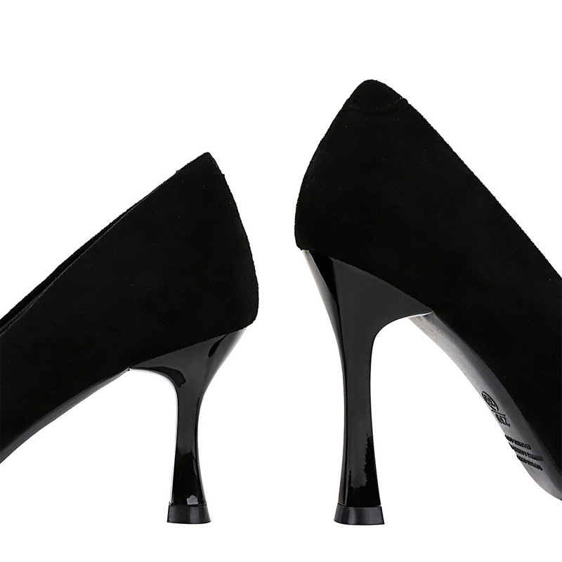 BIGTREE Shoes Suede Black Wome - Women Shoes Zara ulasan dan harga