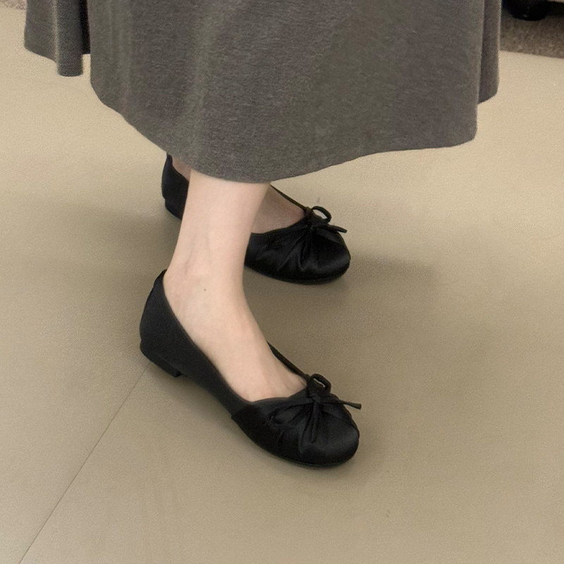 2026 New Bow-knot Temperament  - Women'S Shoes Round Toe ulasan dan harga