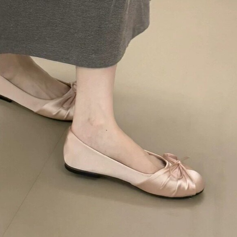 2026 New Bow-knot Temperament  - Women'S Shoes Round Toe ulasan dan harga