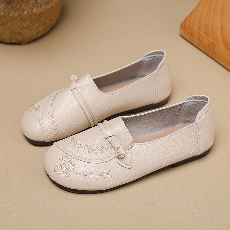 Ladies' mother's shoes, elderl - Women'S Shoes Round Toe ulasan dan harga