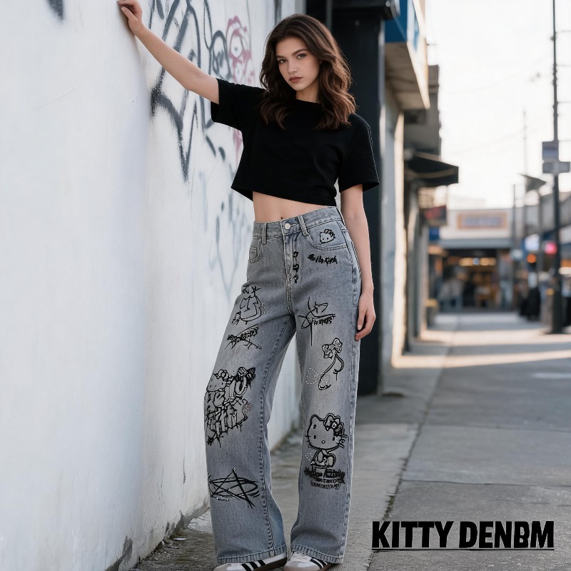 Cute Keiokitty Rhinestone Graf - Women Shoes Xxl ulasan dan harga