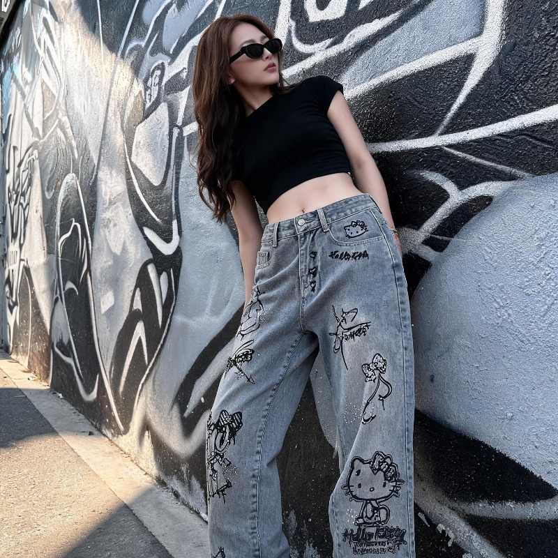Cute Keiokitty Rhinestone Graf - Women Shoes Xxl ulasan dan harga