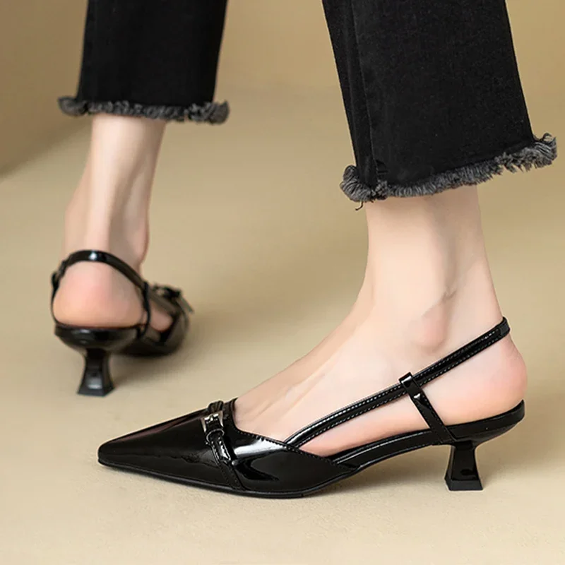 Designer Summer Brand Pointed  - Women Shoes Ysl ulasan dan harga