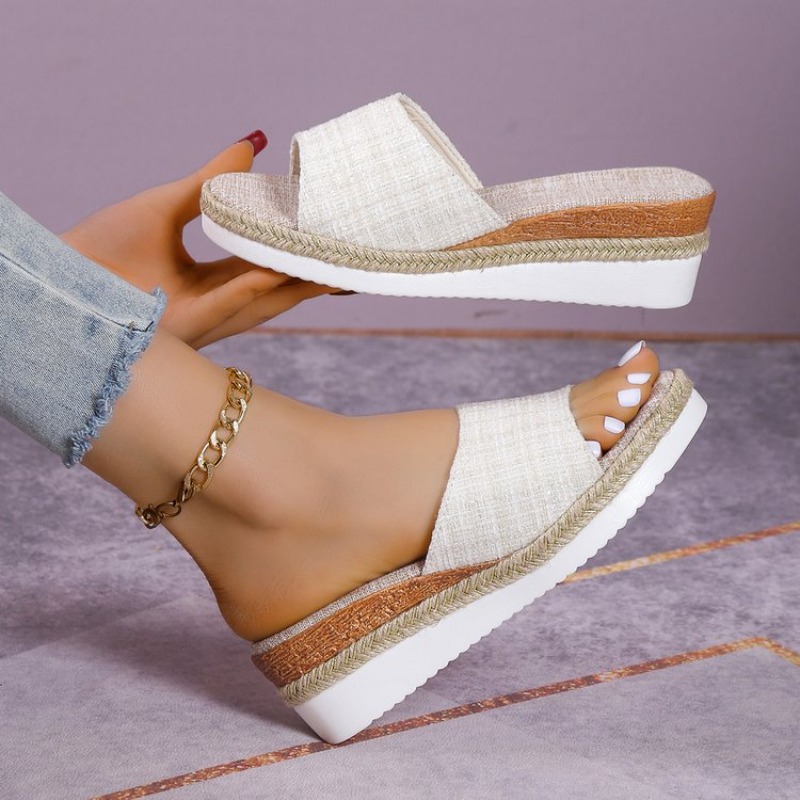 Women's Wedge Sandals Espadril - Espadrille Wedge Shoes ulasan dan harga