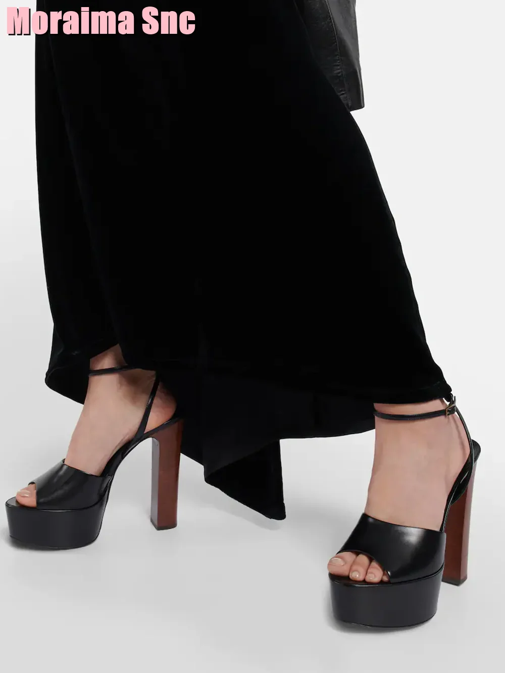Peep Toe Platform Patent Leath - Women Shoes Model ulasan dan harga