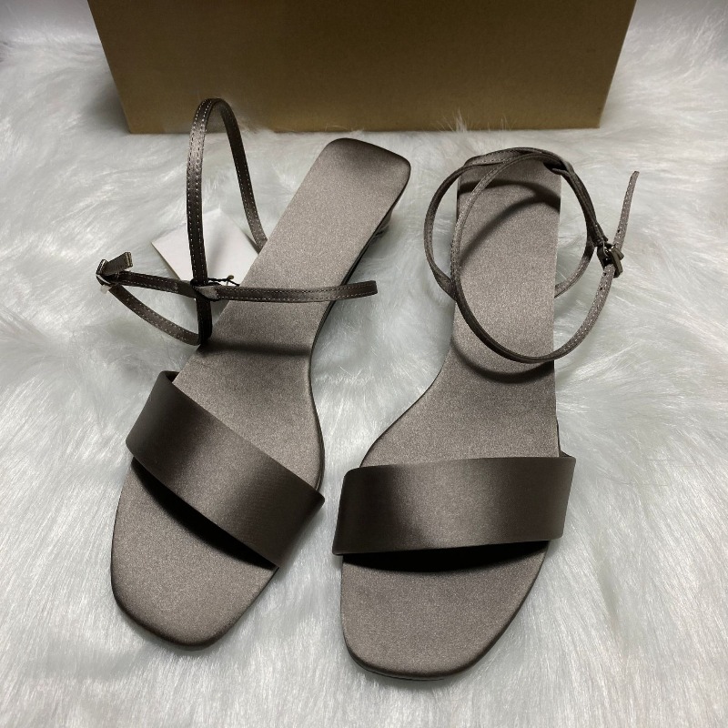 Luxury Satin Ankle Strap Low H - Women Shoes Brands ulasan dan harga
