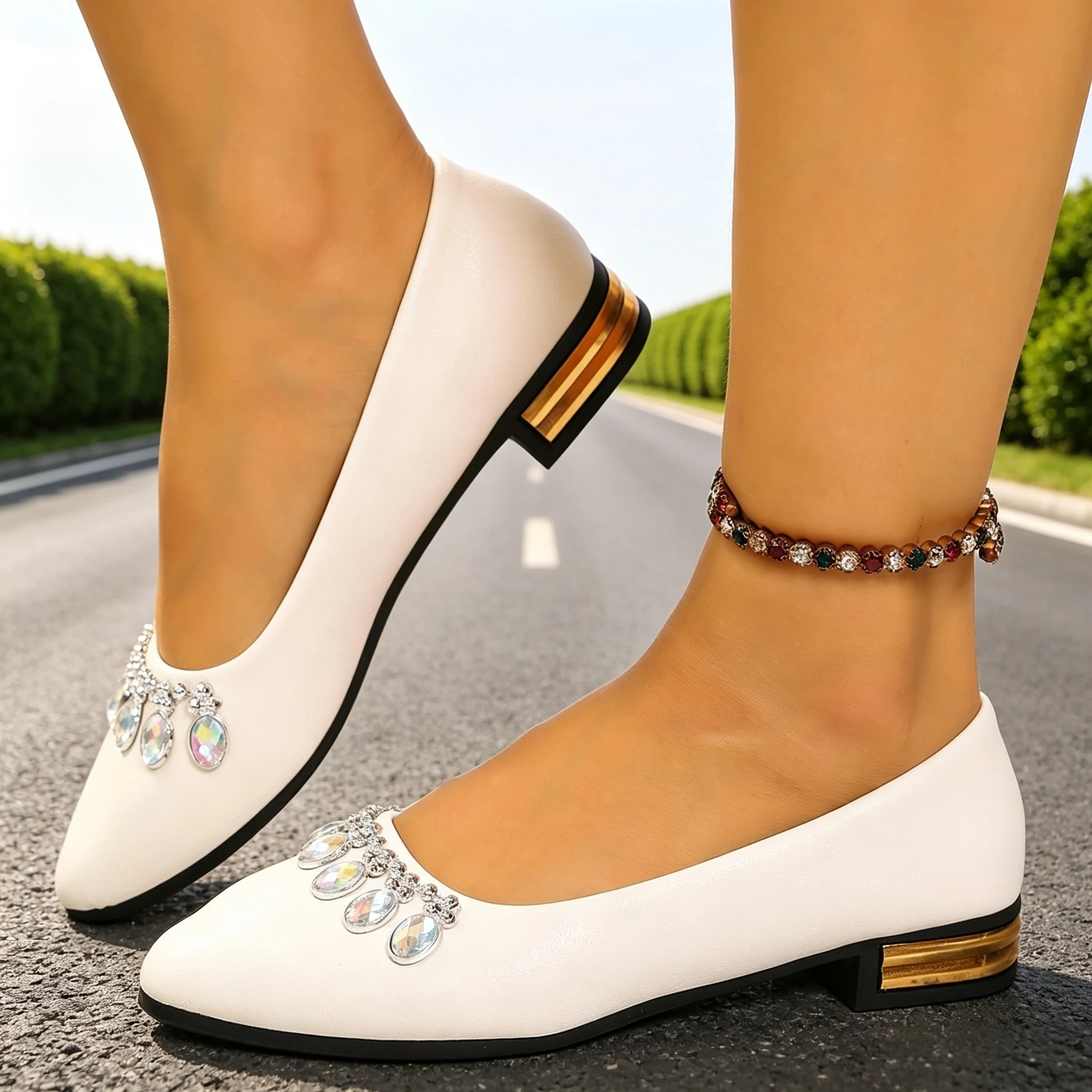 Women Flats Pointed Toe Ballet - Women'S Shoes Quality ulasan dan harga
