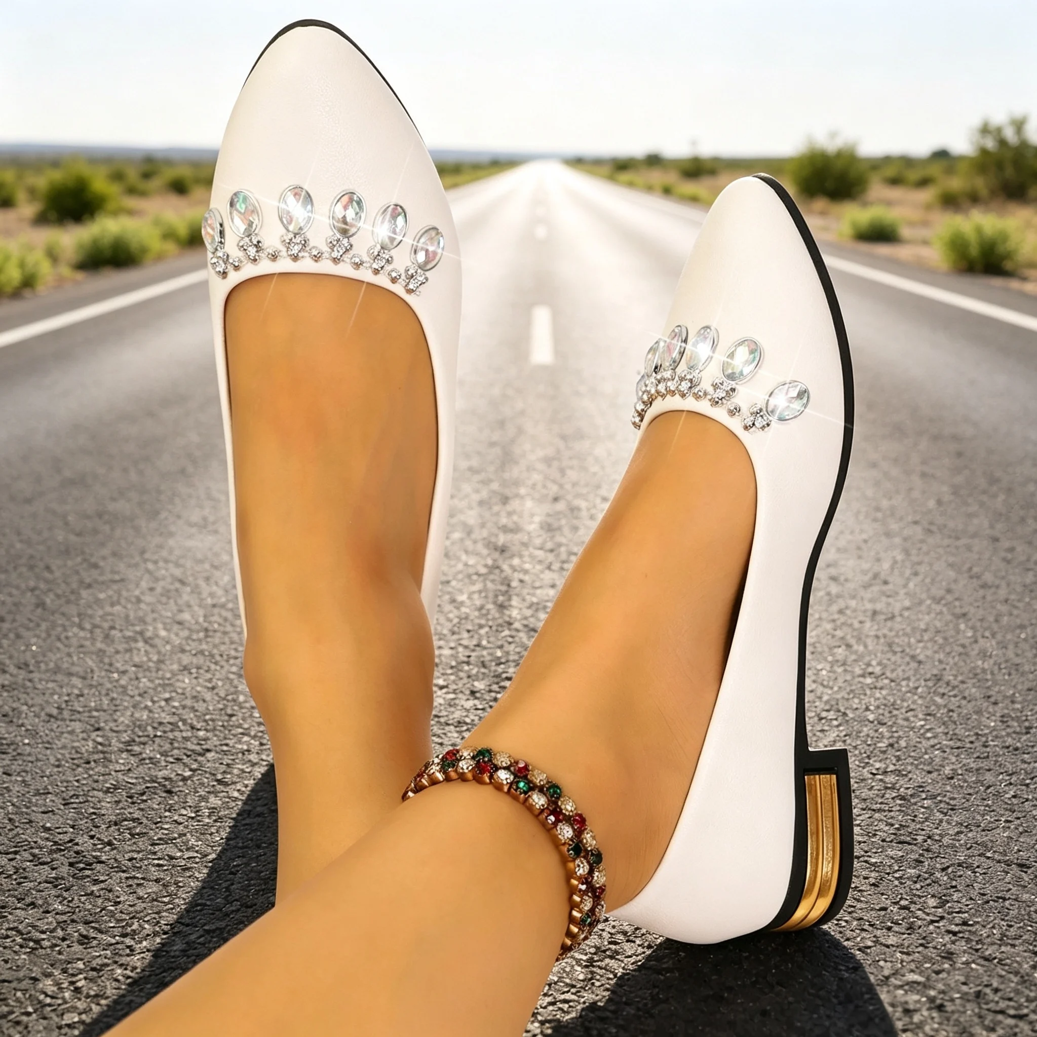Women Flats Pointed Toe Ballet - Women'S Shoes Quality ulasan dan harga