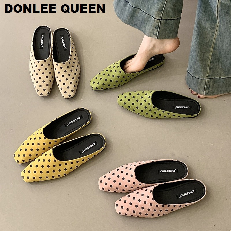 2026 New Summer Slides Mules S - Ballet Flat Women ulasan dan harga