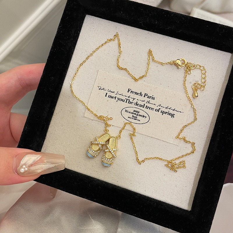 Ballet Shoes Pendant Necklace  - Women'S Shoes Paris ulasan dan harga