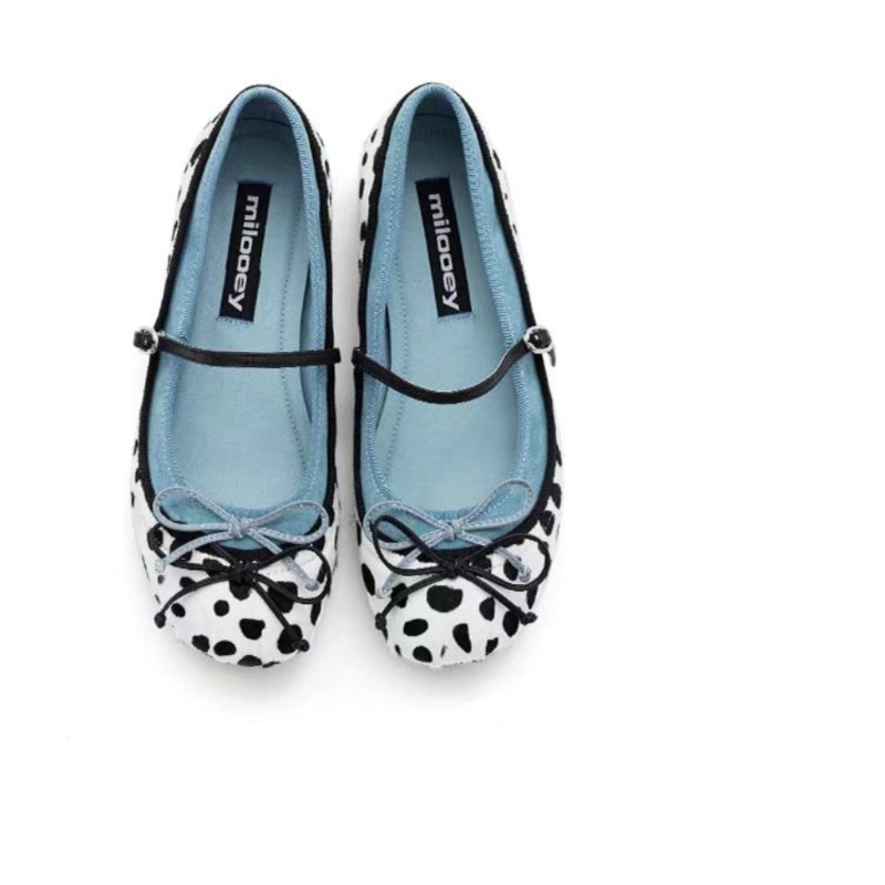 2026French Flat Bottomed Rotun - Women'S Shoes Round Toe ulasan dan harga