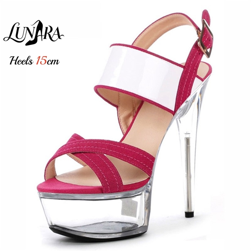 15cm/6Inch Clear Platform Stil - Jelly Sandal Women ulasan dan harga