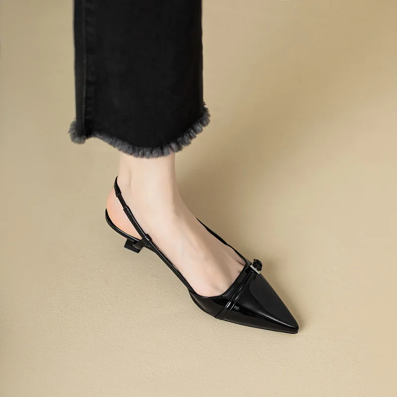 2024 New Summer French Wine Re - Women Shoes Ysl ulasan dan harga