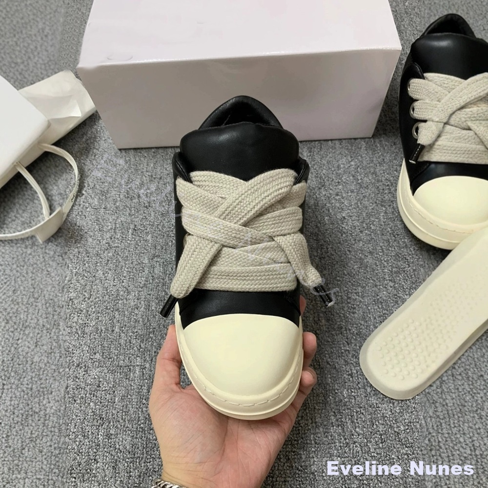 Unisex Black Leather Platform  - Women'S Shoes Y2K ulasan dan harga
