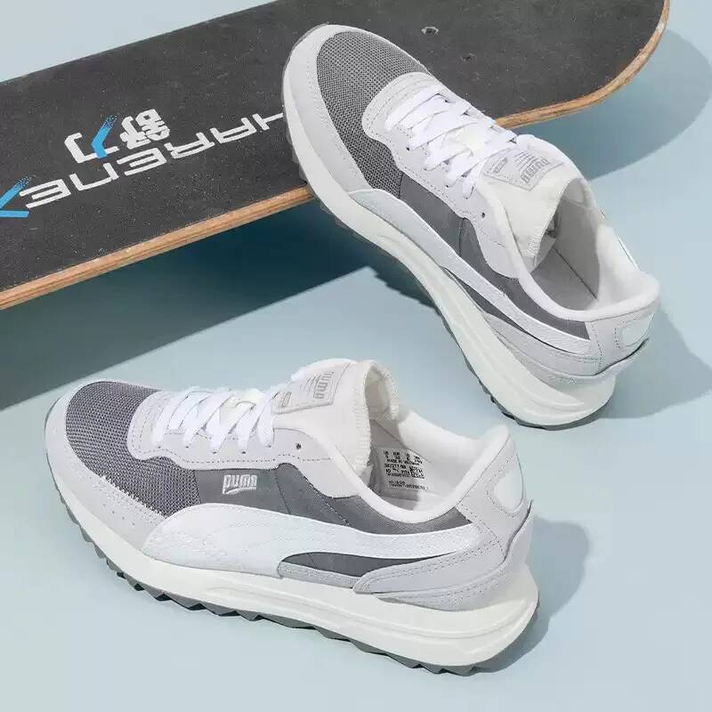 PUMA Men White Black Low Top S - Women Shoes Puma ulasan dan harga